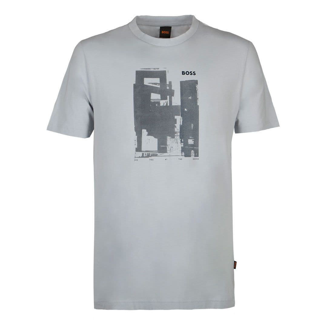 Мужская хлопковая футболка BOSS Orange | Фото 1