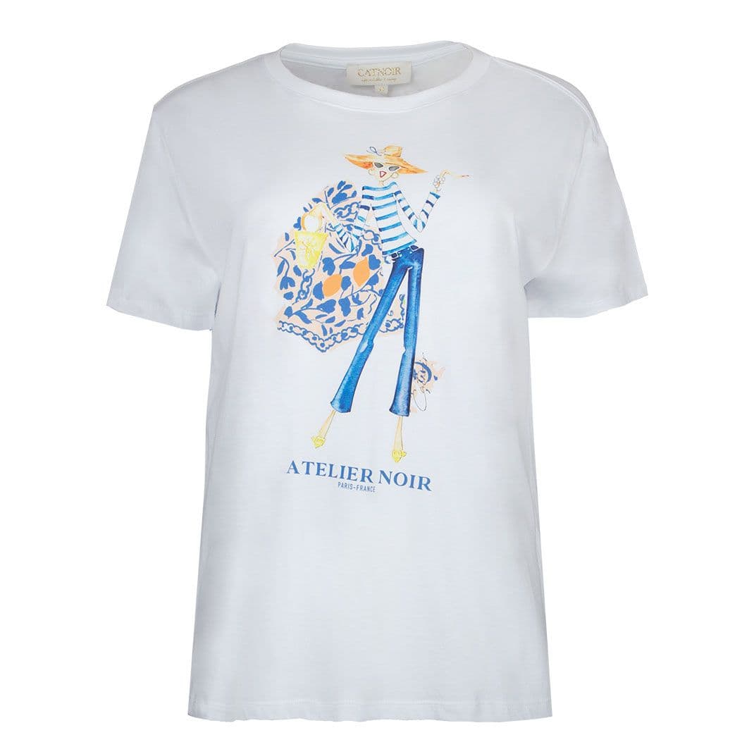 Женская футболка CAT NOIR | Фото 1