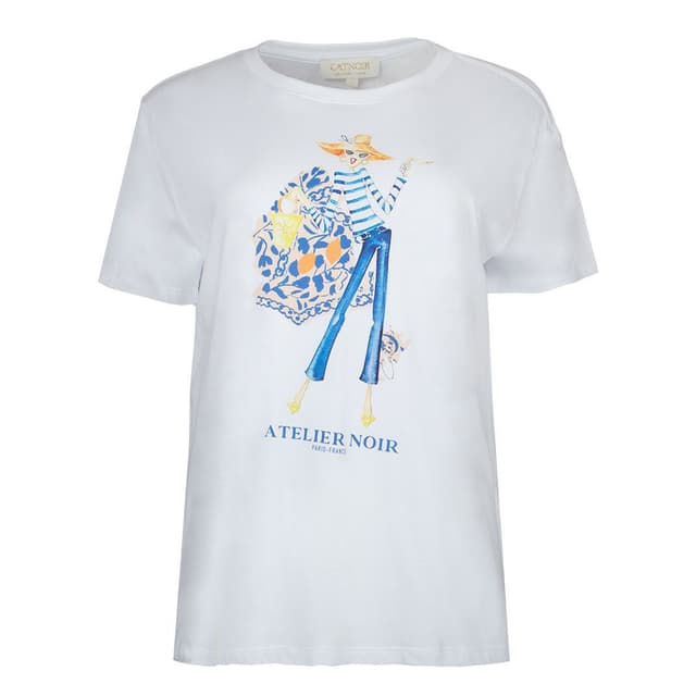 Женская футболка CAT NOIR