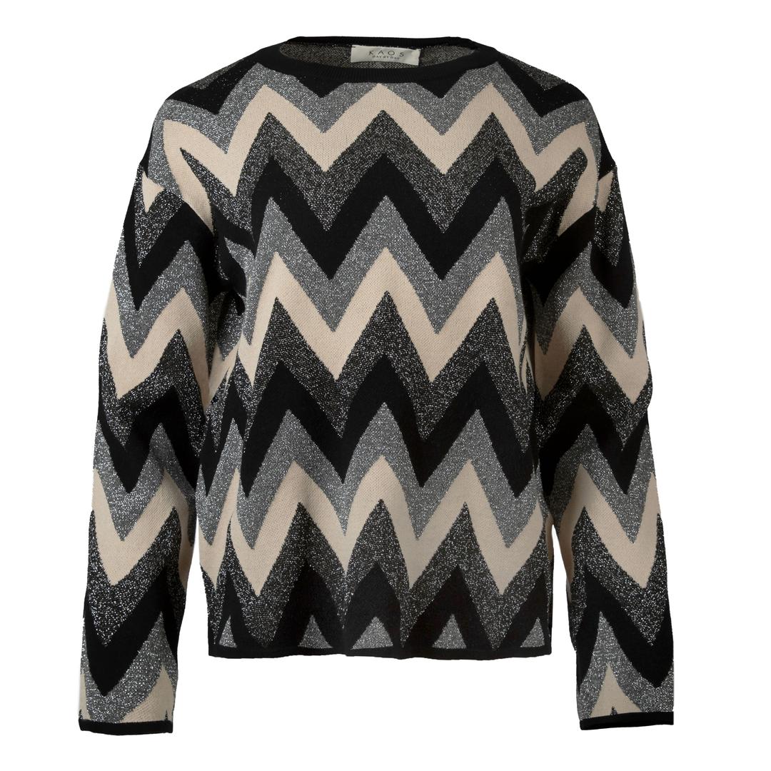 Женский джемпер с принтом KAOS | Фото 1