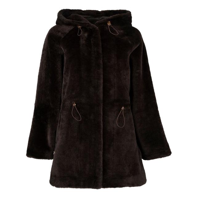 Женская дублёнка с капюшоном Caterina Leman 