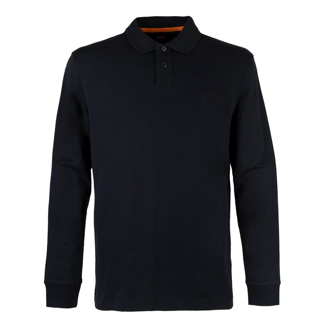 Мужское поло с длинными рукавами BOSS Orange | Фото 1