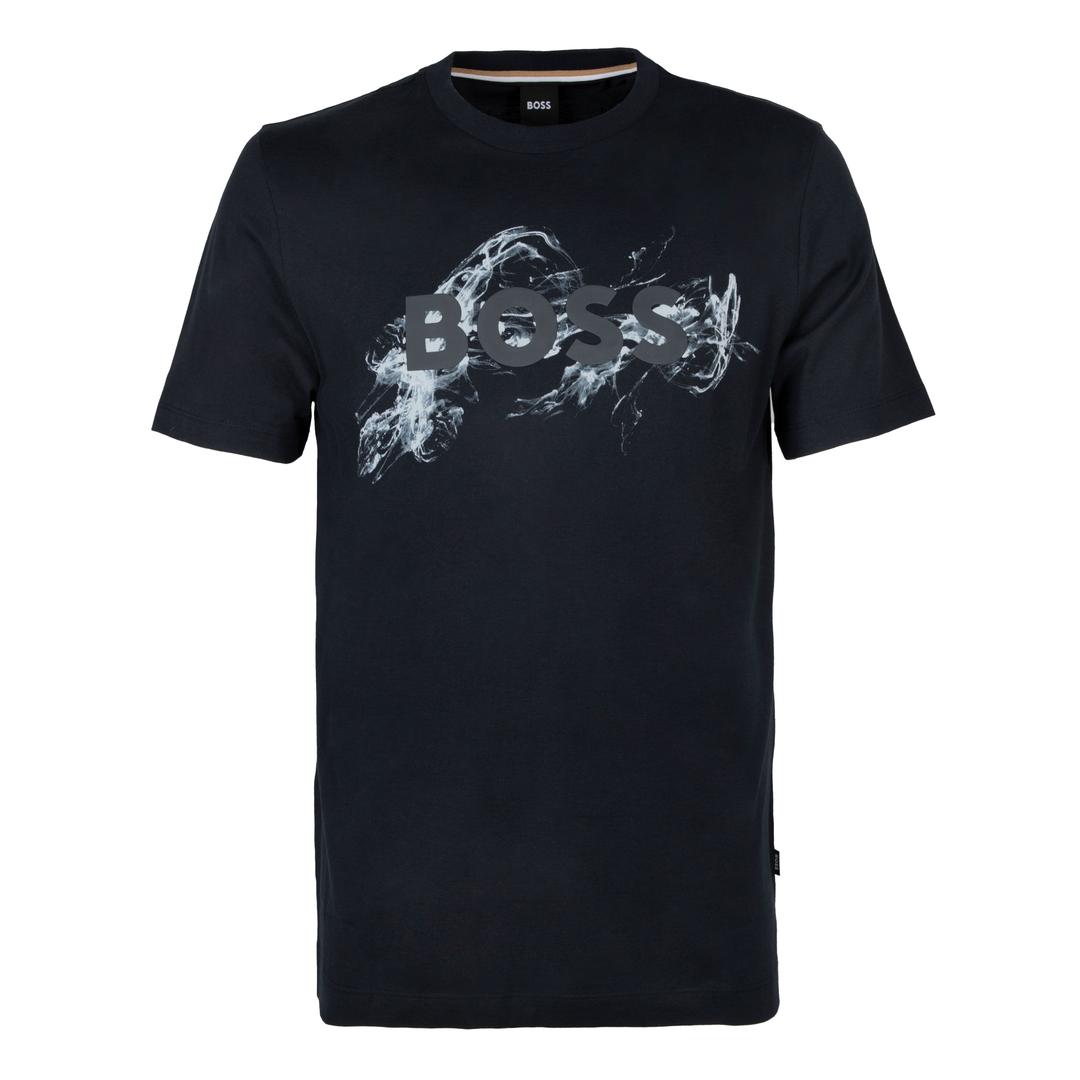 Мужская футболка с принтом BOSS Black | Фото 1