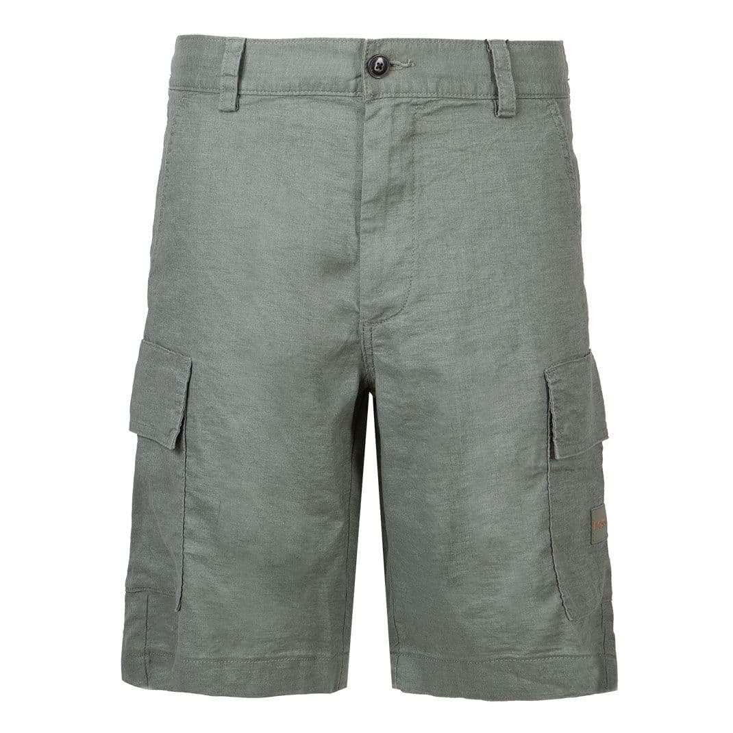 Мужские льняные шорты BOSS Orange | Фото 1