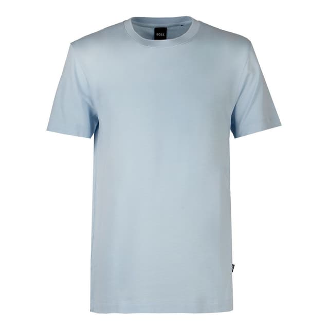 Мужская футболка из хлопка и лиоцелла BOSS Black