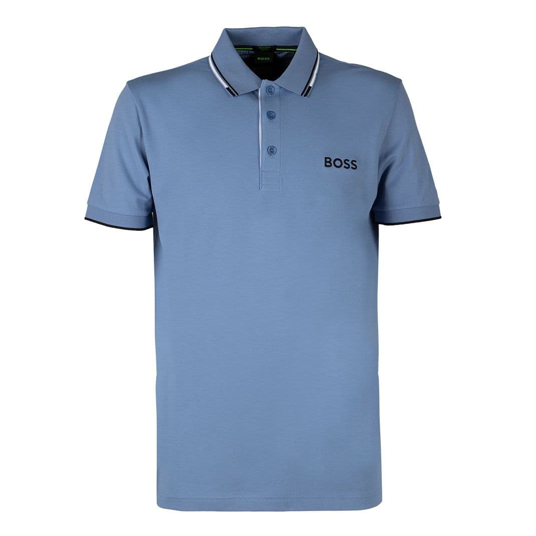 Мужское поло из эластичного хлопка BOSS Green  | Фото 1