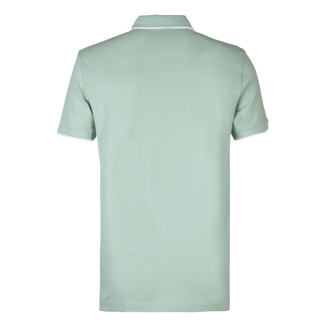 Мужское поло из эластичного хлопкового пике BOSS Orange | Фото 2