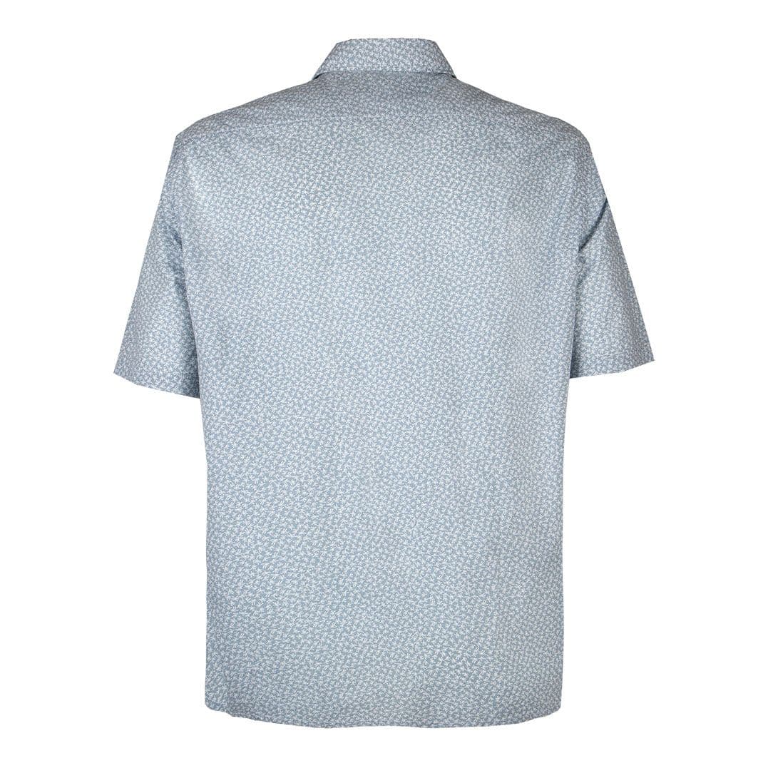 Мужская рубашка с принтом и короткими рукавами BOSS Orange | Фото 2