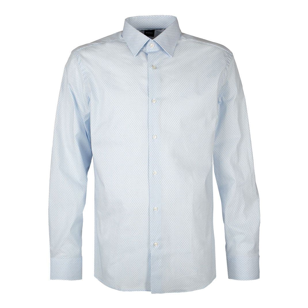 Мужская сорочка из эластичного хлопка BOSS Black | Фото 1