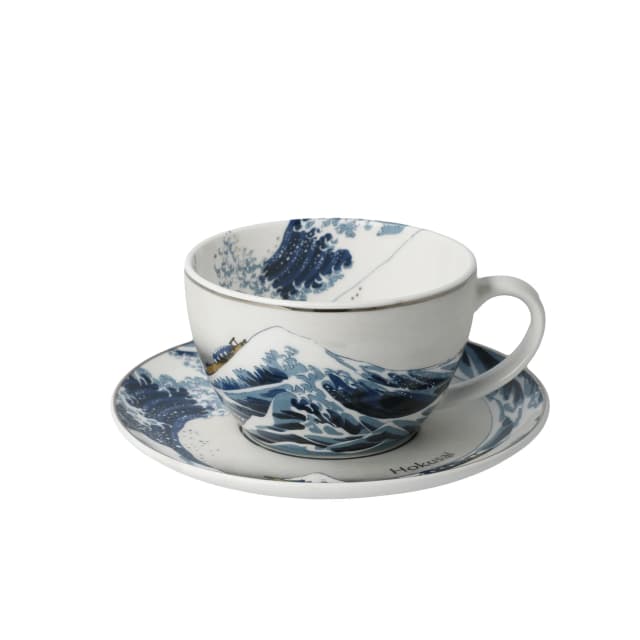 Чайная пара Goebel Hokusai Большая волна