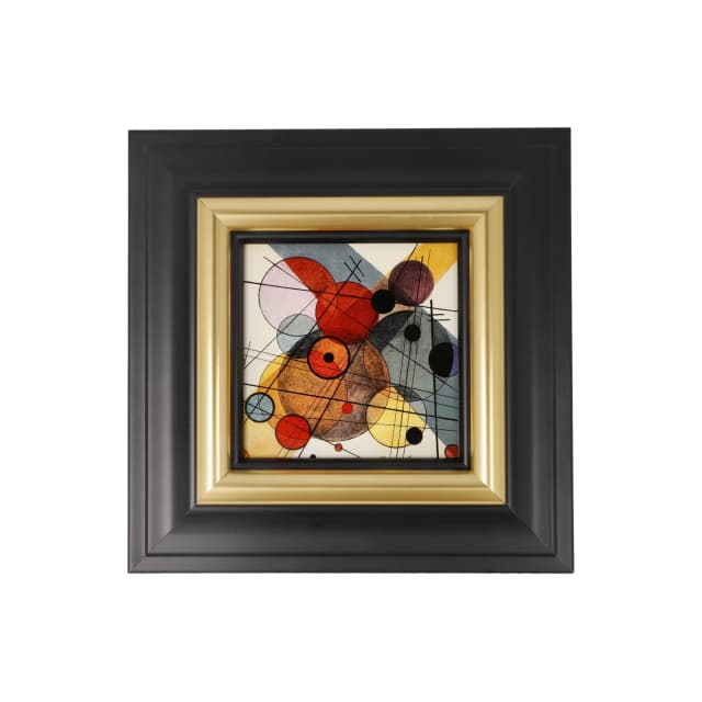 Картина Goebel Kandinsky Круги в круге, 18,5*18,5 см