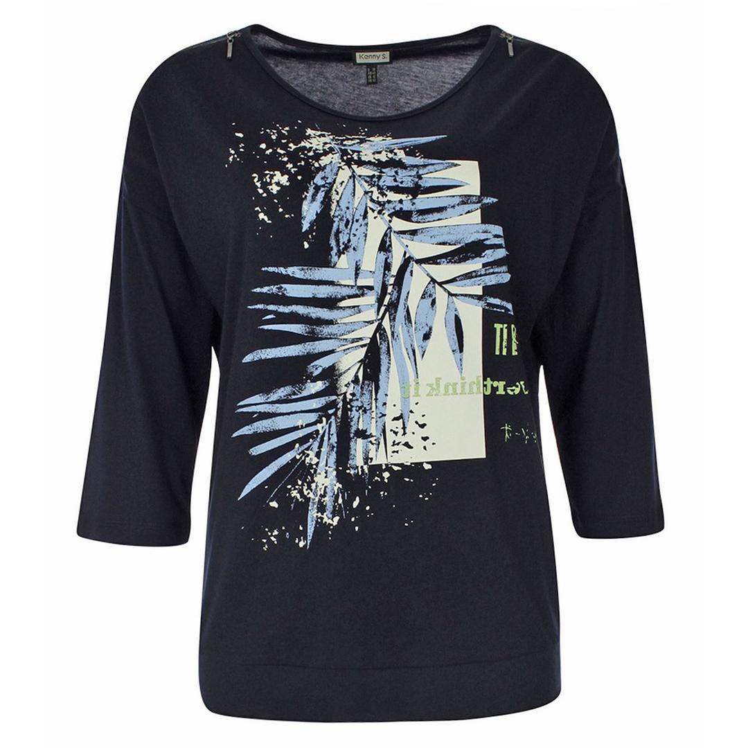 Женский лонгслив с принтом Kenny S | Фото 1