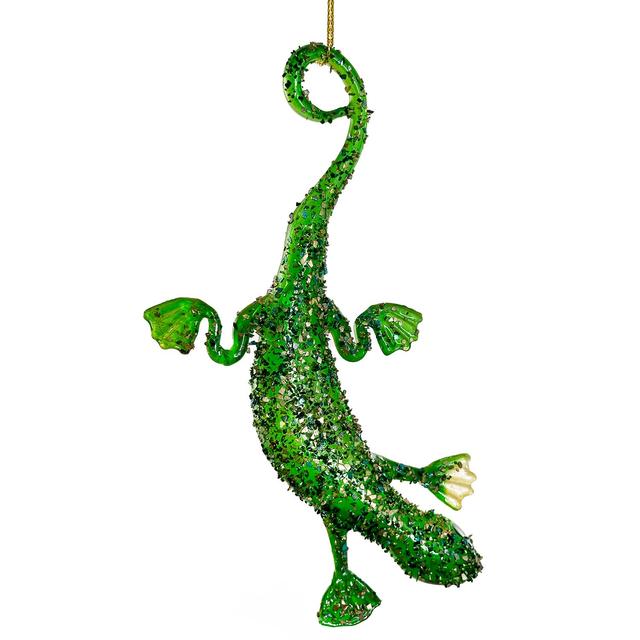 Ёлочная игрушка Ящерица Shi-Shi