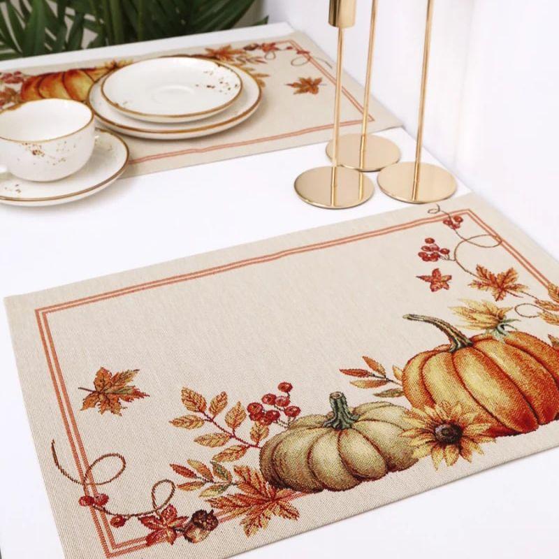 Скатерть Тыковки Осенние листья | Фото 2