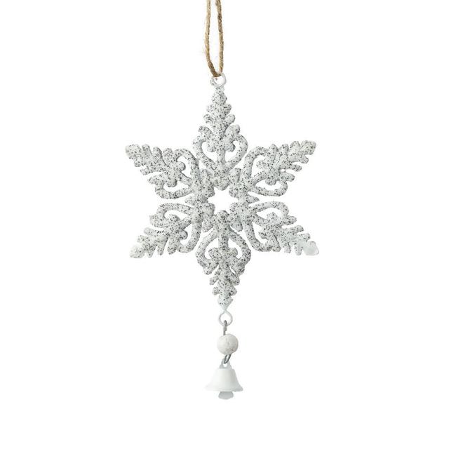 Ёлочная игрушка Снежинка Kaemingk