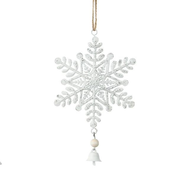 Ёлочная игрушка Снежинка Kaemingk