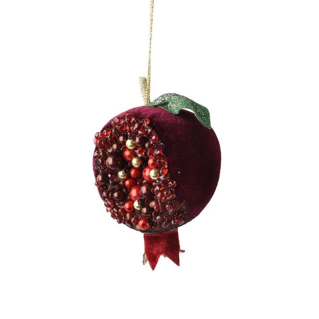 Ёлочная игрушка Гранат Kaemingk