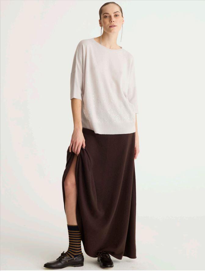 Женский джемпер из шерсти и кашемира Biancalancia  | Фото 2