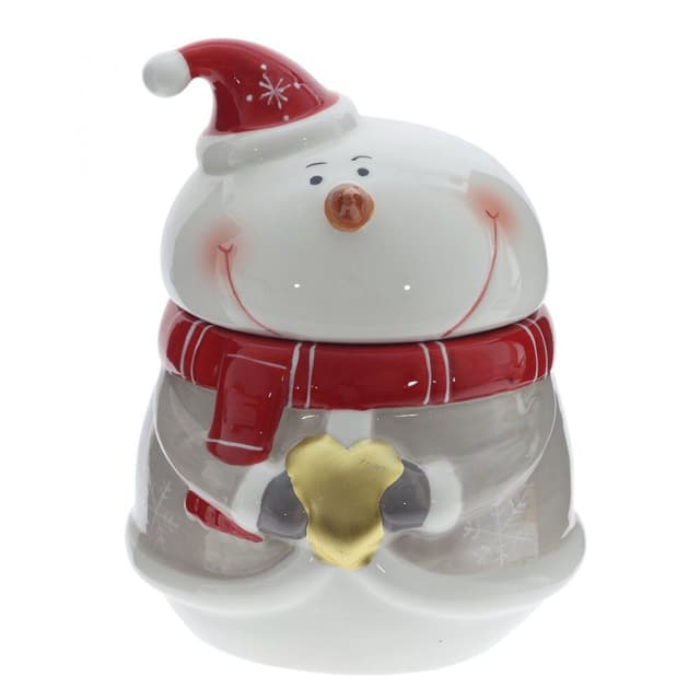 Конфетница Снеговик Сердце зимы