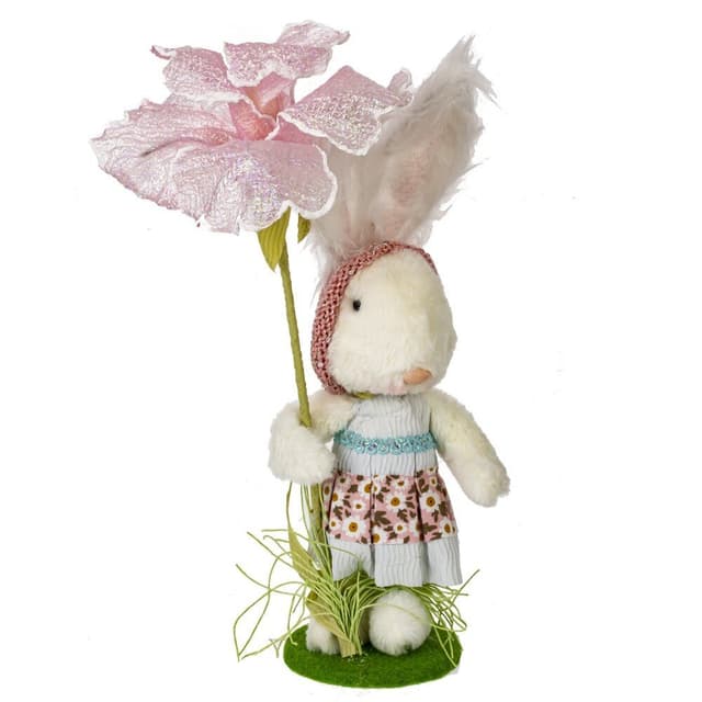 Зайка с цветком