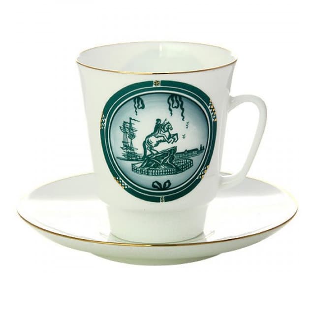 Кофейная пара ИФЗ Виды Санкт-Петербурга, 165 мл