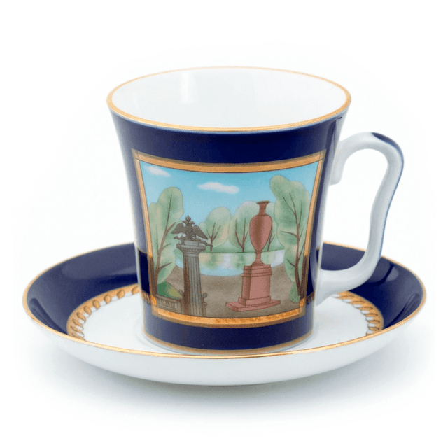 Бокал с блюдцем ИФЗ Порфировая ваза