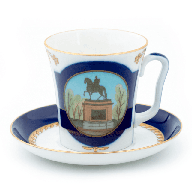 Бокал с блюдцем ИФЗ Прадеду правнук