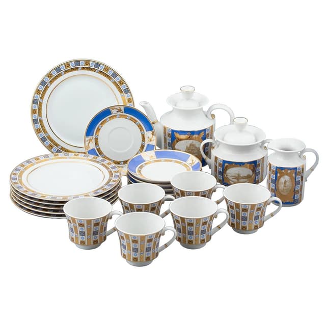 Чайный сервиз ИФЗ Кронштадт, 6 персон