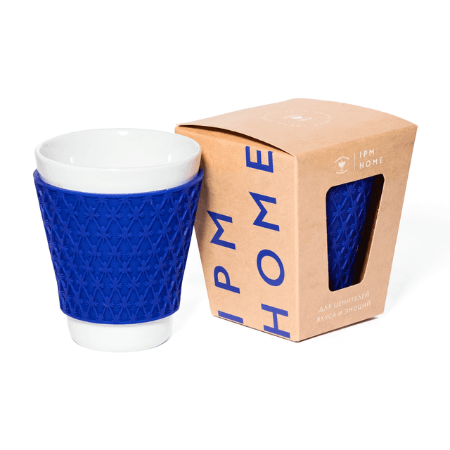 Стакан с силиконовым держателем ИФЗ Blue net
