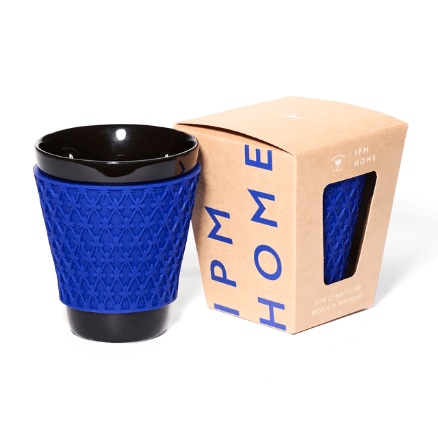 Стакан с силиконовым держателем ИФЗ Blue net