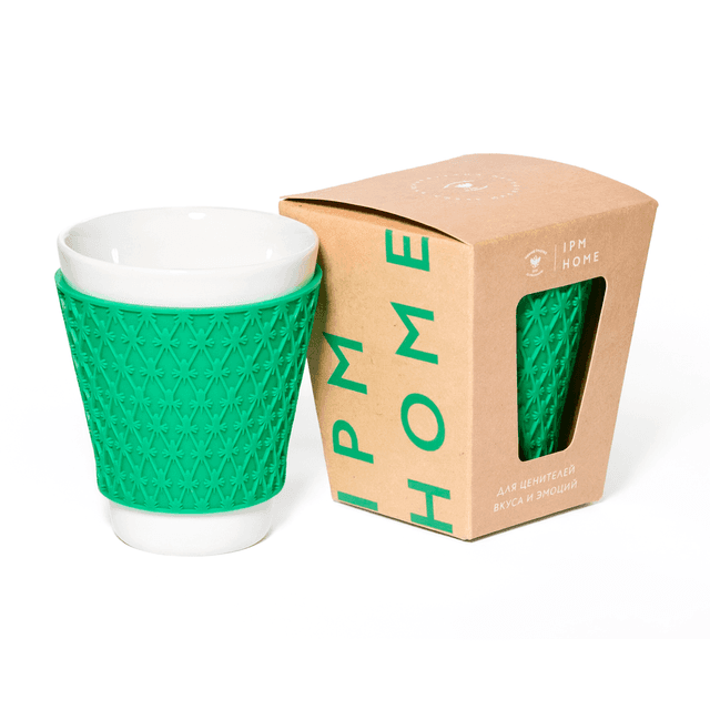 Стакан с силиконовым держателем ИФЗ Green net