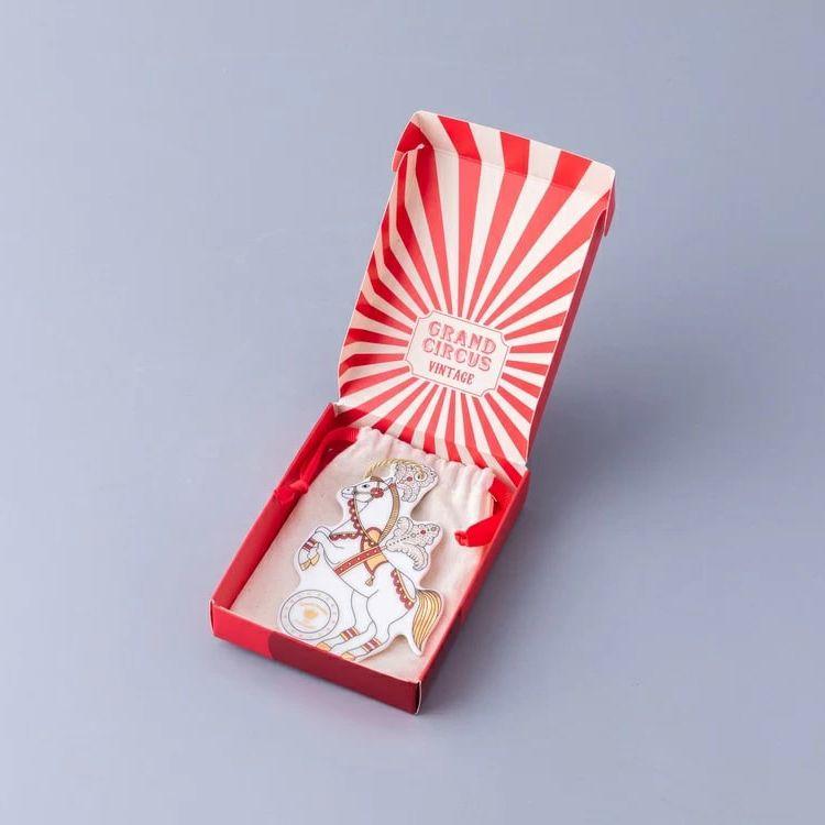 Ёлочная игрушка ИФЗ Лошадка Гранд цирк | Фото 2