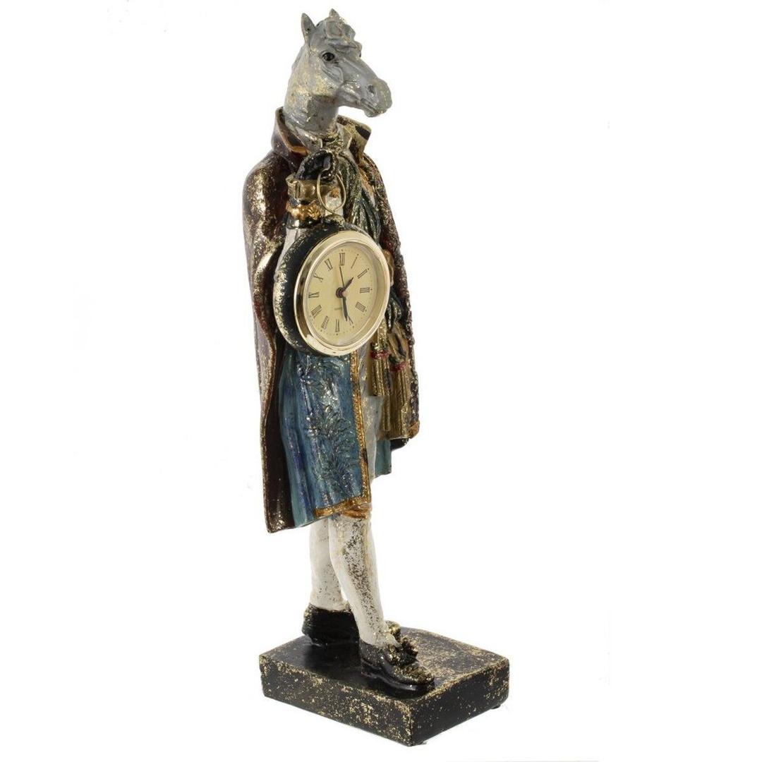 Фигурка с часами Конь в пальто | Фото 2