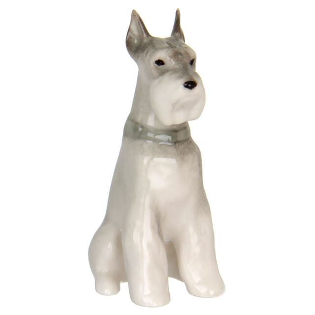 Скульптура ИФЗ Цвергшнауцер сидящий Нора