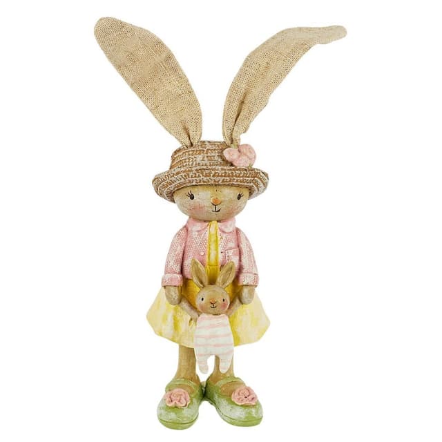 Скульптура Зайка с зайчонком