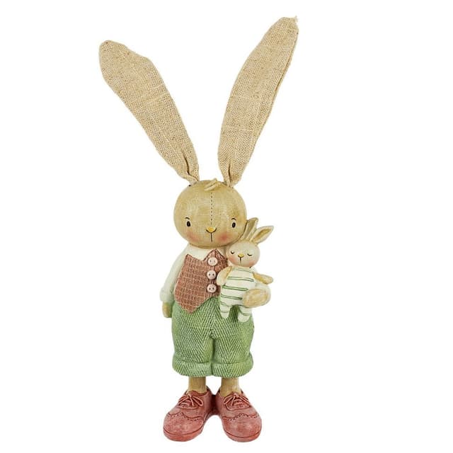 Скульптура Заяц с зайчонком