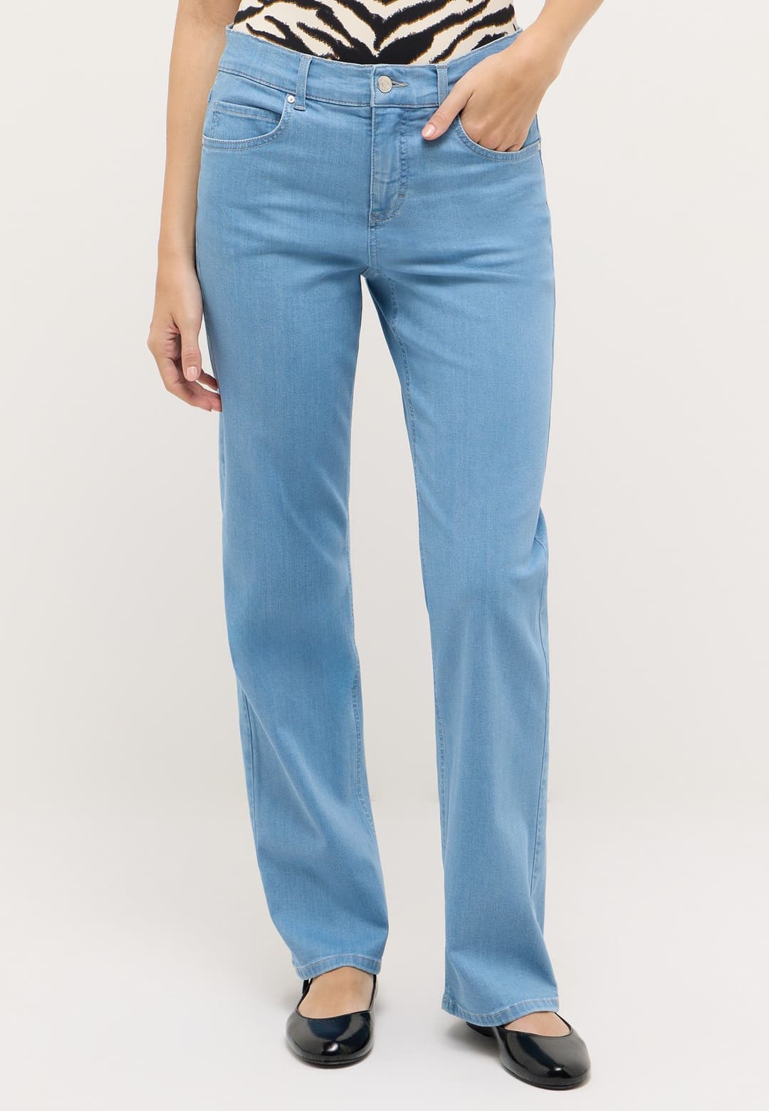 Женские прямые джинсы Lara Angels | Фото 3