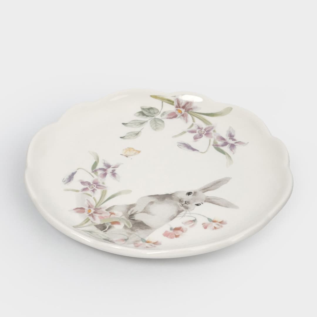 Тарелка закусочная Anna Lafarg Flower Rabbit | Фото 2