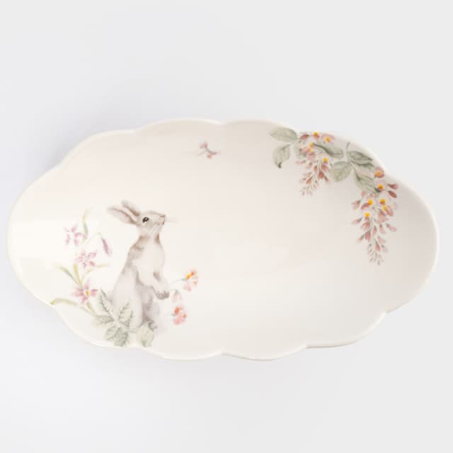 Блюдо сервировочное Anna Lafarg Flower Rabbit