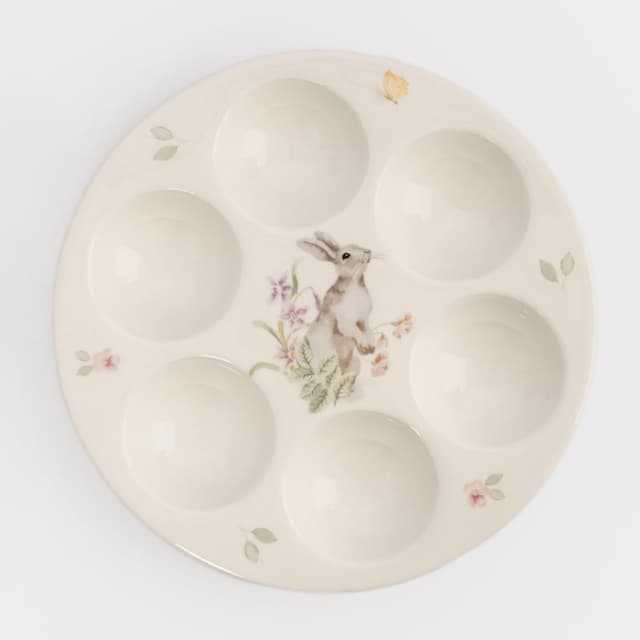Тарелка для яиц Anna Lafarg Flower Rabbit