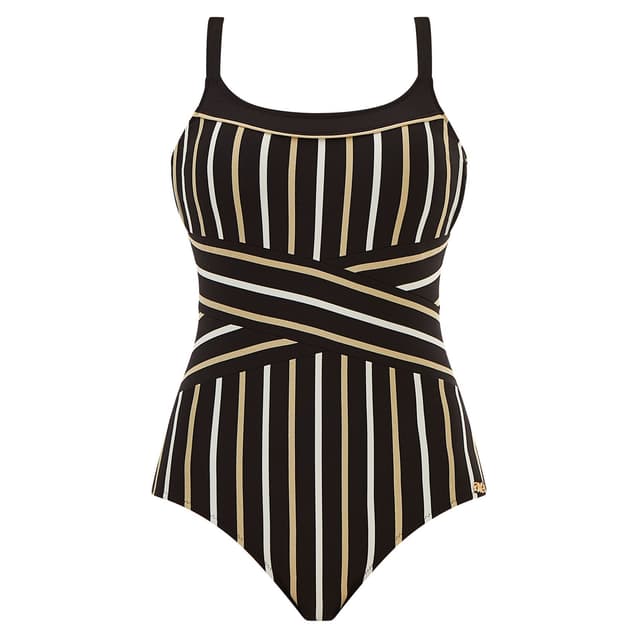 Слитный купальник в полоску Nuria Ferrer