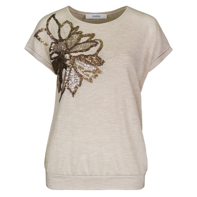 Женская футболка с пайетками BIANCA