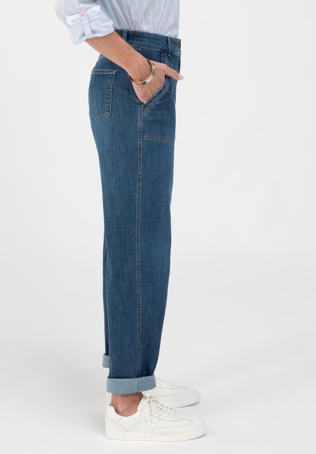 Женские прямые джинсы BIANCA | Фото 5