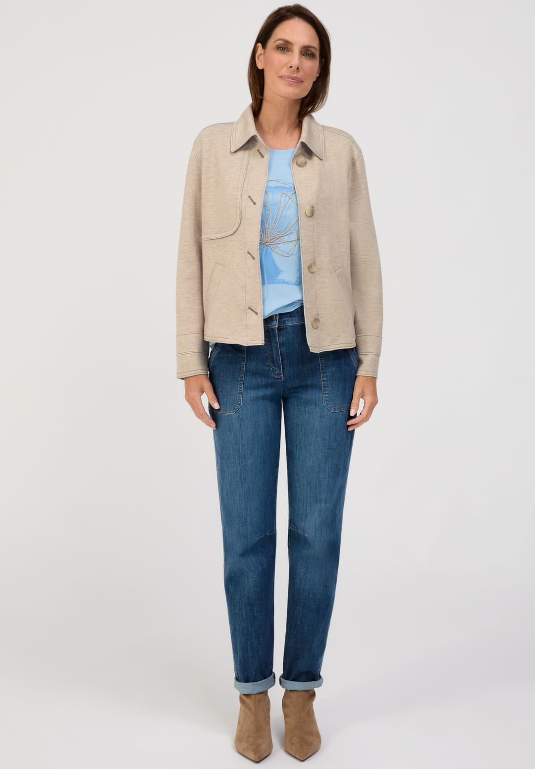 Женские прямые джинсы BIANCA | Фото 6