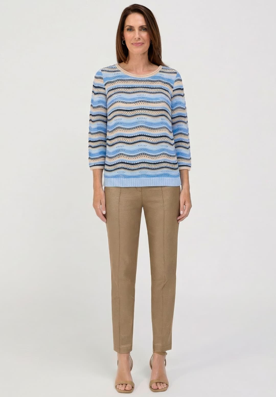 Женский ажурный джемпер BIANCA | Фото 5