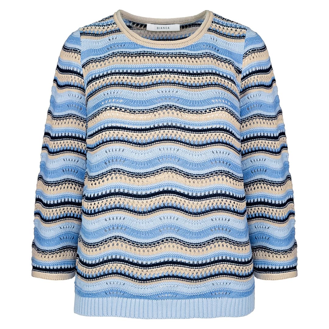 Женский ажурный джемпер BIANCA | Фото 1