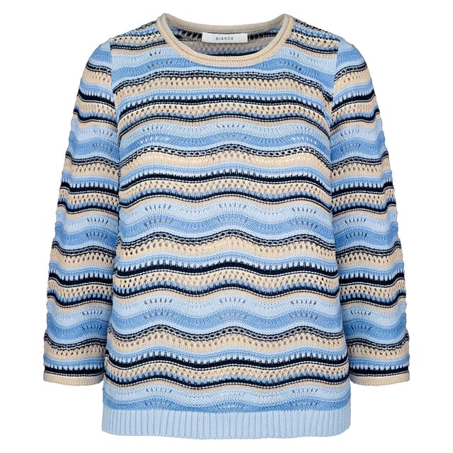 Женский ажурный джемпер BIANCA
