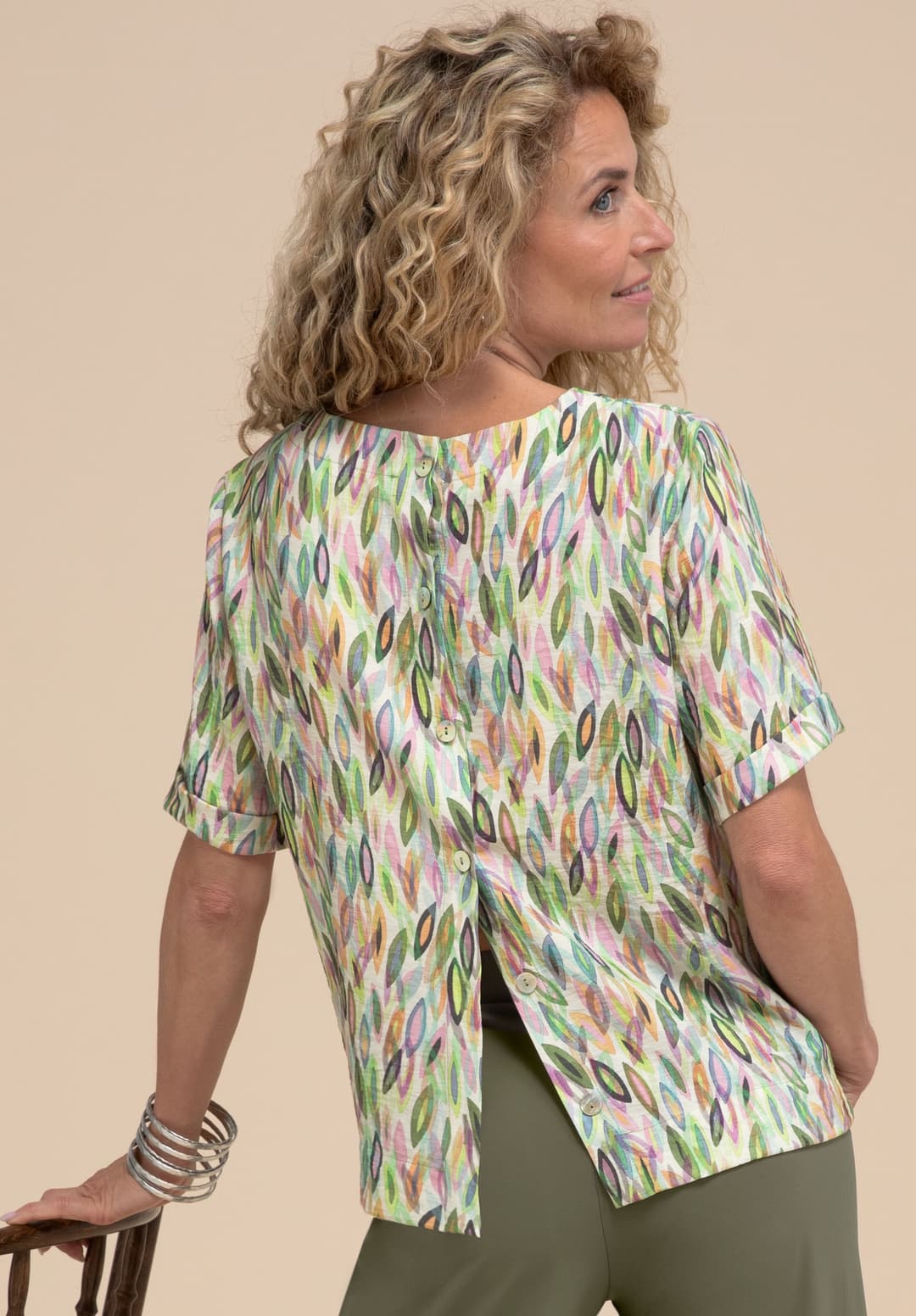 Женская блуза с принтом BIANCA | Фото 4