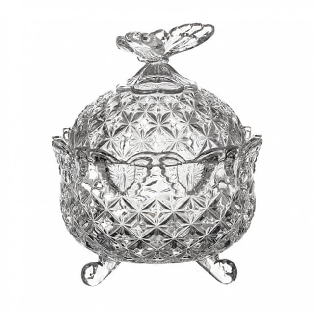 Конфетница Бабочка Crystal Bohemia