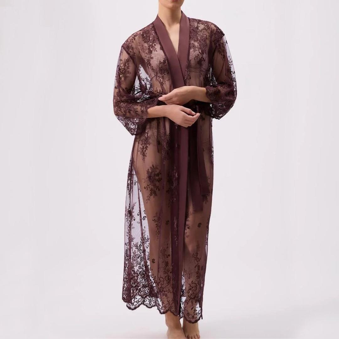 Кружевной халат Rya Darling Robe | Фото 1
